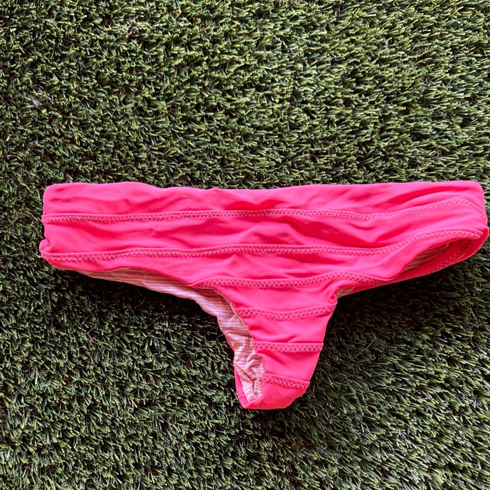 Acacia Swimwear Neon Pink Bikini Bottom